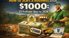 How to start a business with 1000$ in 2026