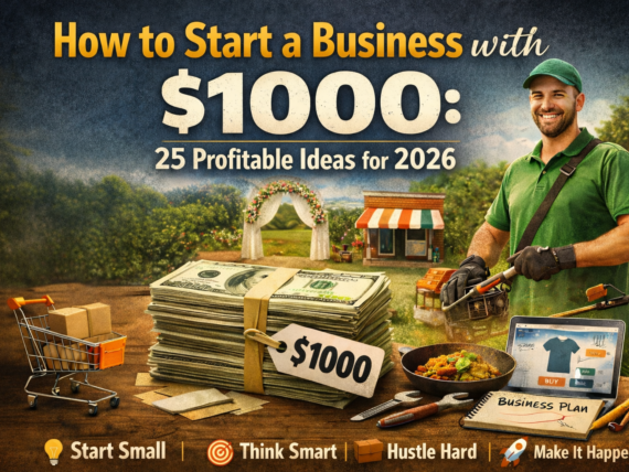 How to start a business with 1000$ in 2026